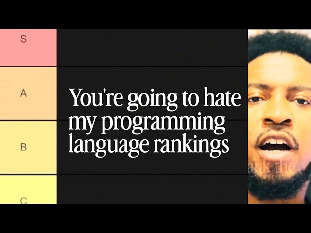 You’re going to hate my programming language rankings