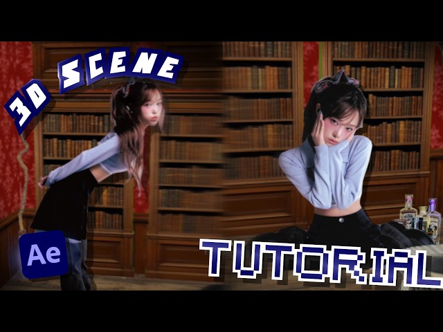 3D Scene Tutorial for BEGINNERS! || after effects