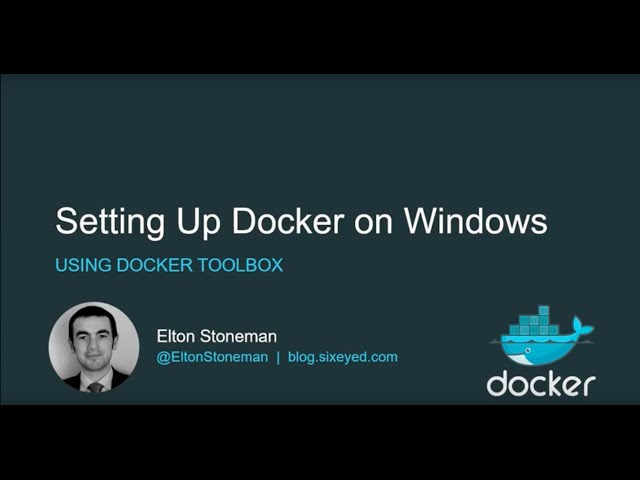 Setting Up Docker on Windows