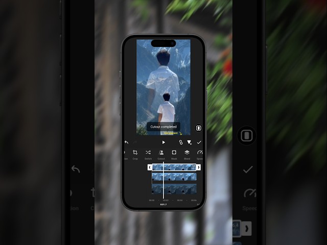 Inshot Mask 2 Layer Video Editing #inshot #editing #tutorial
