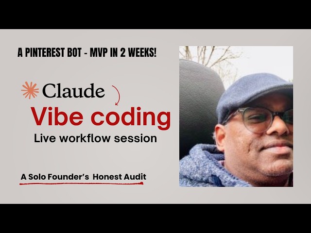 Live Vibe Coding with Claude: Building an Automated Pinterest Publishing System (Real Session)