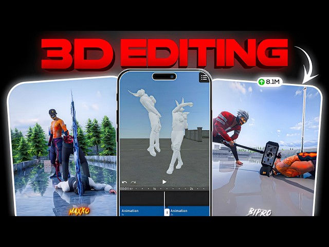 Free Fire 🔥 3D Fighting reels editing tutorial | how to make free fire 3d fighting editing