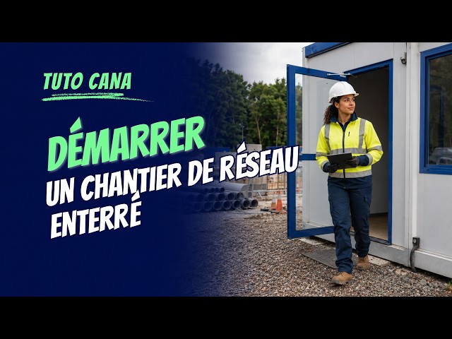 Starting an underground utility project