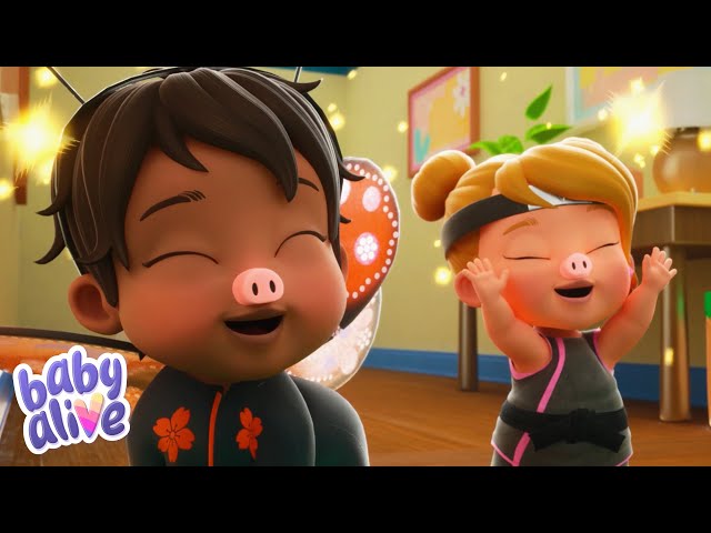 Baby Alive Official 🍼 Babies dress up as Peppa Pig! 🐷 Halloween Cartoons for Kids 👶🏼 Kids Videos 💕