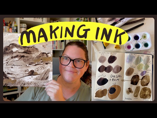 I spent the weekend learning how to make ink