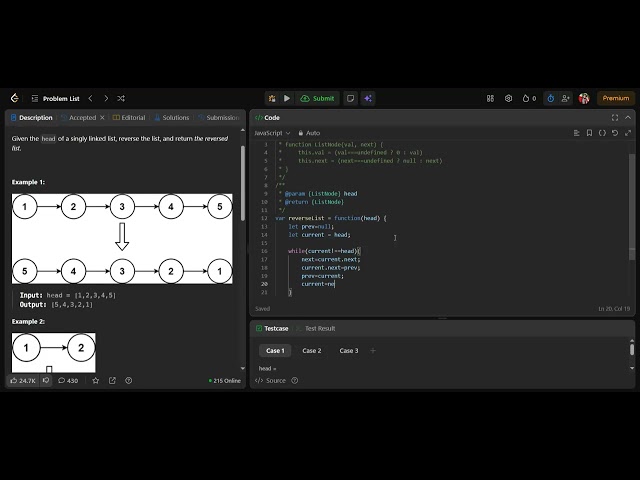 LeetCode 206 | Reverse Linked List