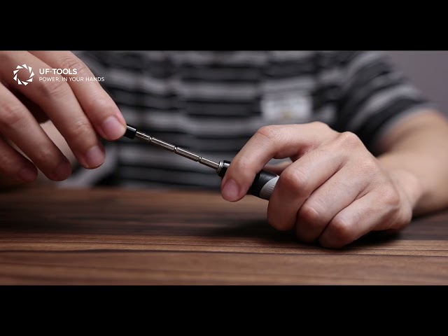 UF-TOOLS 166 Screwdriver Set Review | Orange Grip Multi-Bit Manual Driver