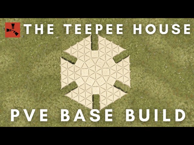 RUST PvE Base Build | The Teepee House