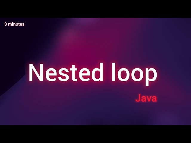 Nested loop in Java #sahillharyana #nestedforloop #java 