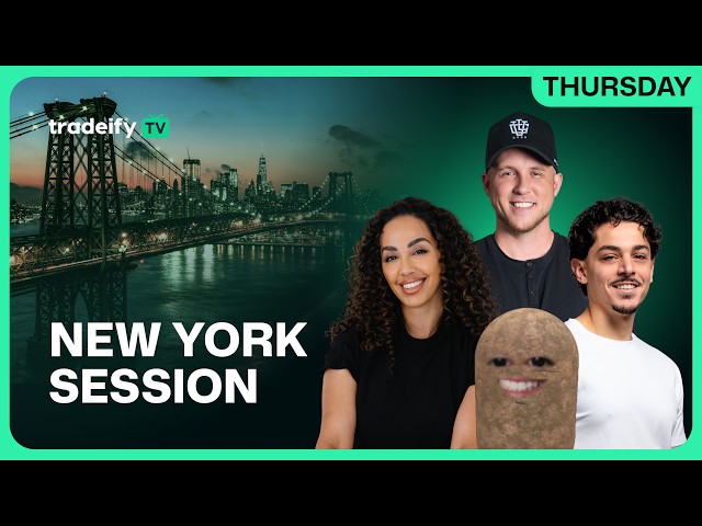 NEW YORK SESSION LIVE! | Tradeify TV | THURSDAY 8/6/26