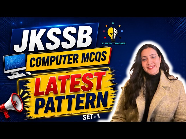 Computer- Latest pattern Mcqs II Set-01 for JKSSB Exams