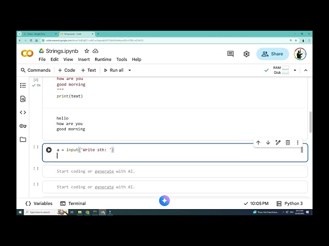Episode 5/19 Strings  Part 1, Introduction To Python