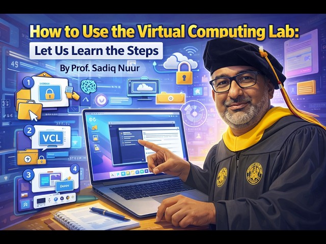 Virtual Computing Lab Tutorial | Access Software from Anywhere | Prof Sadiq Nurr