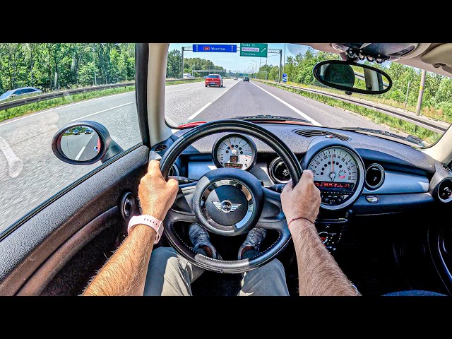 2011 MINI One II | 1.6 98 HP | POV Test Drive #2841 | Joe Black