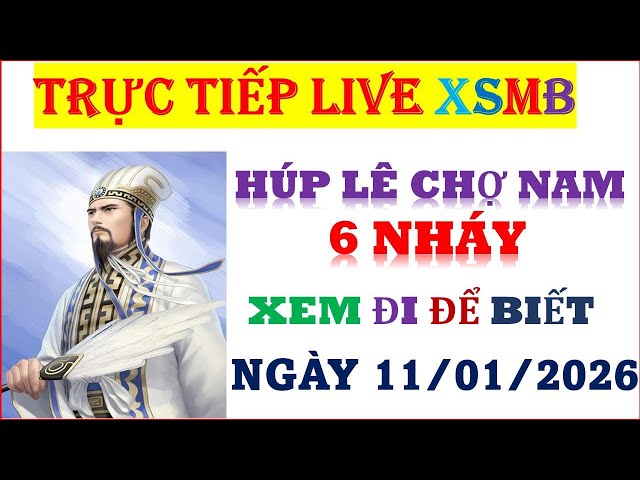 Xổ Số Miền Bắc - Xổ Số Minh Ngọc - KQXS Miền Bắc ngày 11/01/2026, KQXS Hôm Nay, XSTT, XSKT