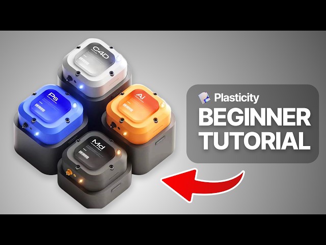 Beginner Hard Surface 3D Modeling Tutorial (Plasticity)