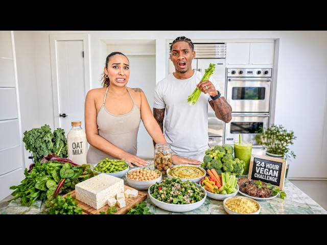 EATING VEGAN FOR 24 HOURS!! 