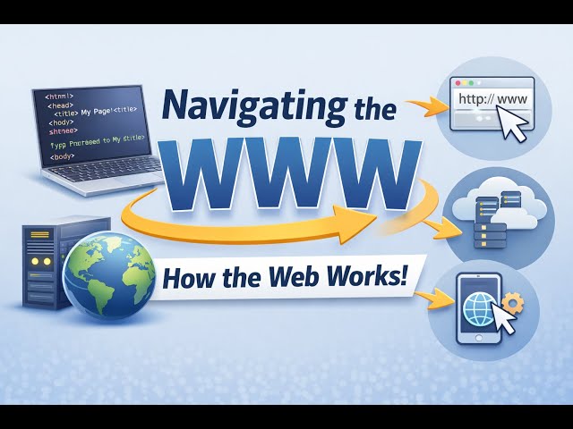 Navigating the World of Web | How Websites Work | HTML Basics for Beginners | What is World Wide Web