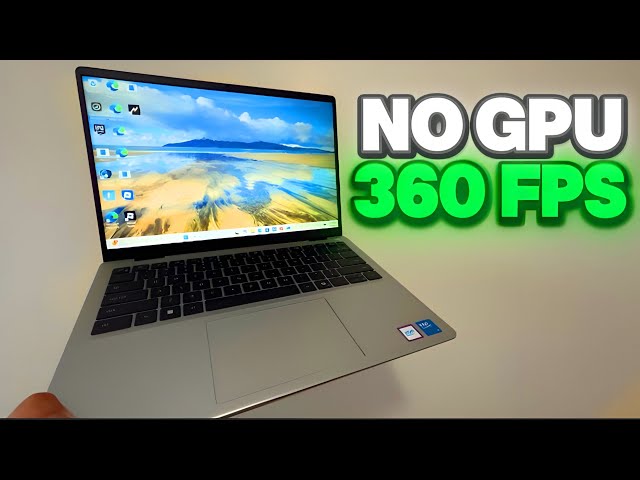 Optimizing a SCHOOL Laptop Until I Get 360 FPS