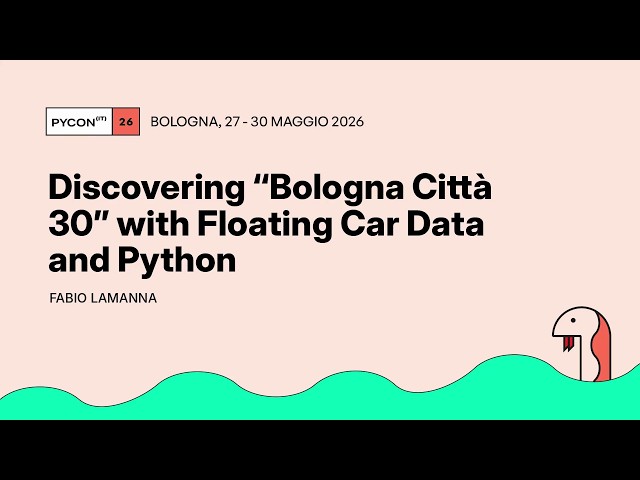 Discovering “Bologna Città 30” with Floating Car Data and Python - Fabio Lamanna