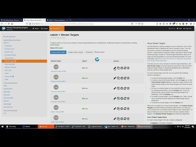 Stream Targets With Wowza