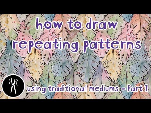 HOW TO - Draw a Repeating Pattern Tutorial - Part 1