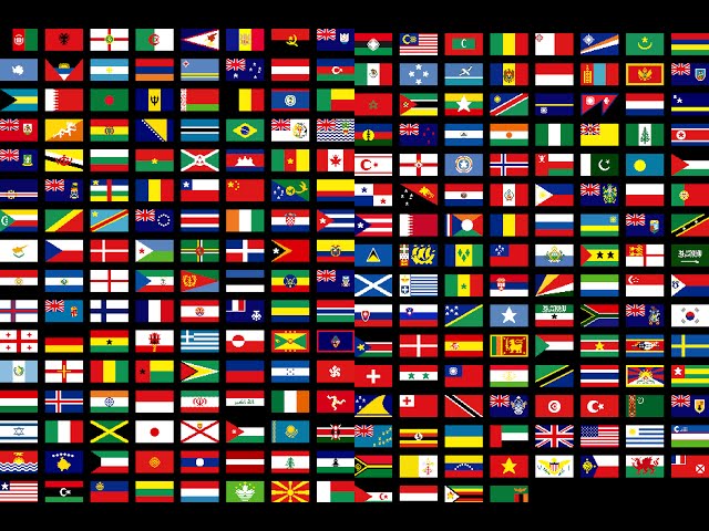 Flags of All Countries of the World with Names 3th part music by Klimpers