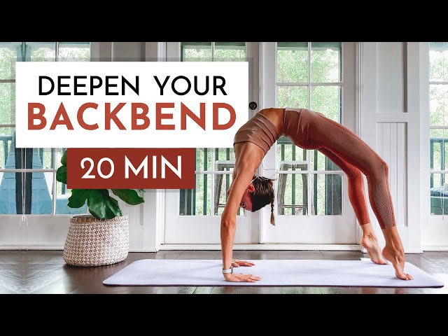 Deepen your Backbend with this Daily Backbend Yoga Routine with WHEEL POSE - with Kate Amber