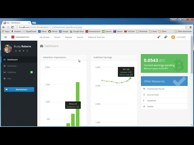 Bootstrap Tutorial for Beginners   10   Sidebar Menu