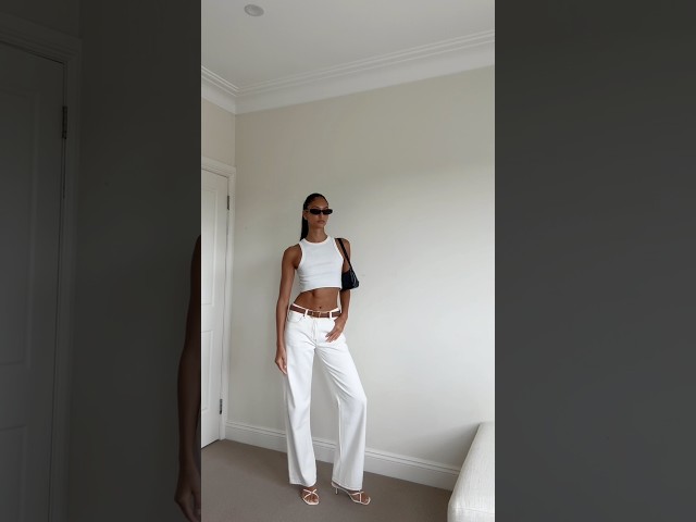 What I’m wearing to a model casting 🤍 #fashionmodel #ootd #modeling #fitcheck