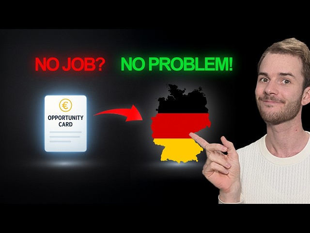 The Easiest Way to Move to Germany WITHOUT a Job (opportunity card explained)