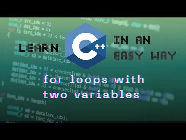 For loop with two variables