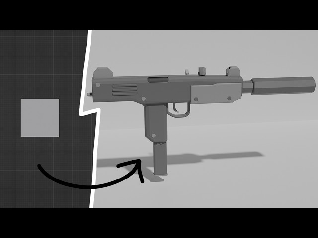 Modeling weapons for 100 days (Day 96)