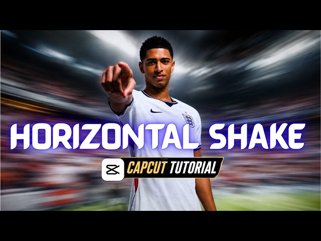 How to Make a HORIZONTAL SHAKE in CapCut ⚡ | Football Edit Tutorial