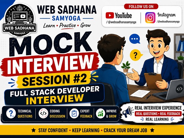 Mock Interview Session #2 | Full Stack Developer Interview | Technical, Managerial & HR Discussion