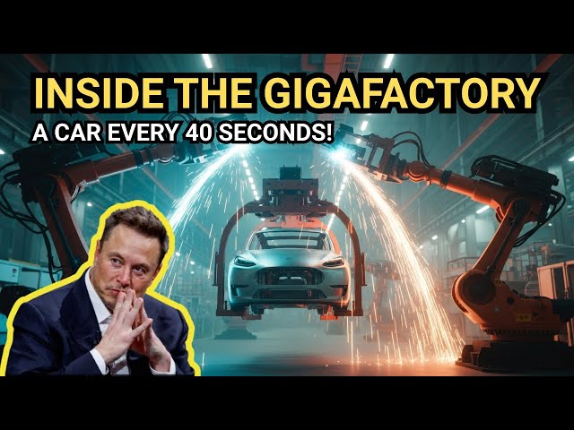 Inside the Tesla Gigafactory – How Robots Build a Model Y Every 40 Seconds