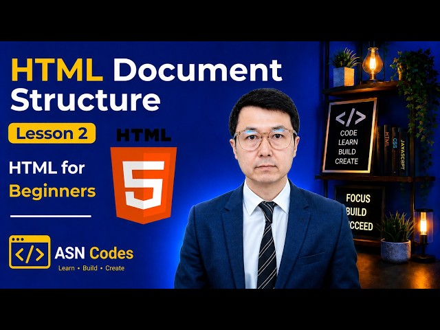 HTML Document Structure Explained | HTML Tutorial for Beginners | Lesson 2