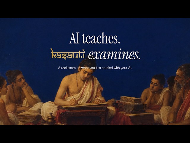 Kasauti — Turn ChatGPT & Claude Into Your Personal Exam Generator