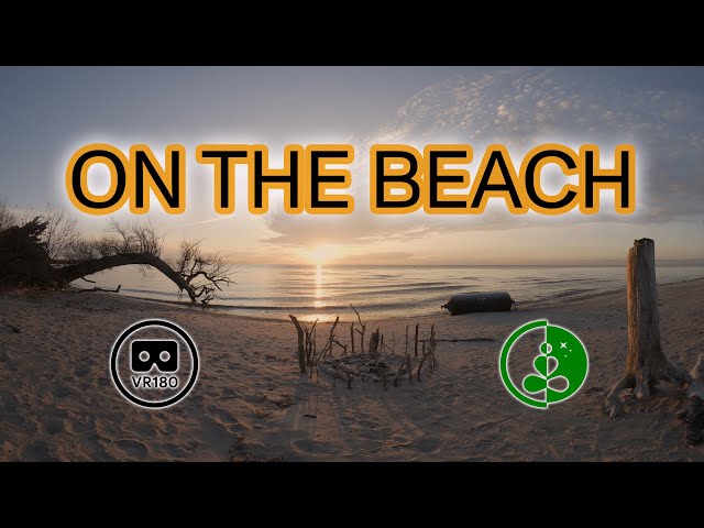 ON THE BEACH – VR180 3D Video | Relaxing Nature
