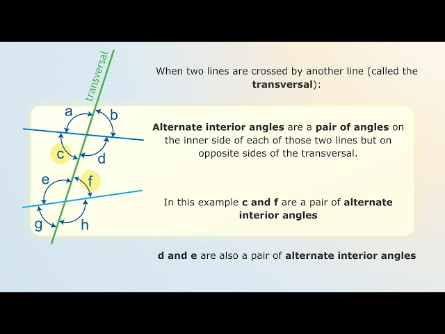 What are Alternate Interior Angles? | Math is Fun