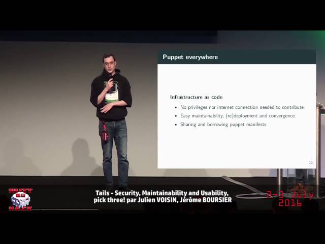 HackerZVoice - NDH2K16 - Tails - Security, Maintainability and Usability, pick three!