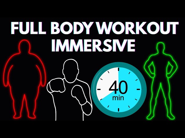 Immersive interactive warm up and full body workout - 40 minutes fat burn, no equipments