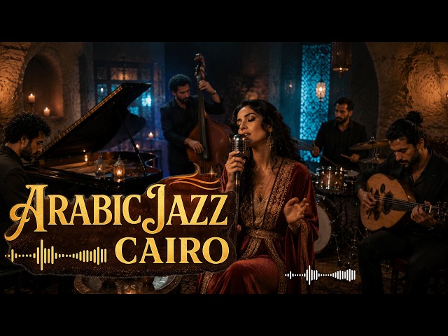 Relaxing Arabic Jazz | Creative Studio Nights | Music for Designers & Creators