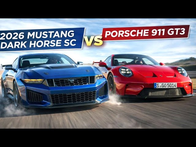 Will the 2026 Ford Mustang Dark Horse SC Outperform the Porsche 911 GT3