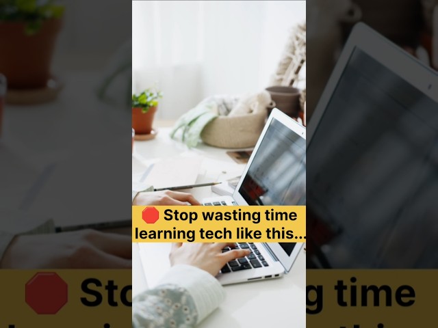 Tip 8: Stop wasting time learning tech like this....🛑 #coding  #webdevelopment  #website #shorts
