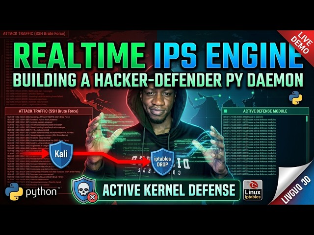 How I Built a Real-Time IPS in Python (Catching SSH Brute Force Live!)