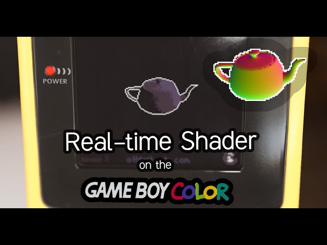 Real-time Shader for the Game Boy Color