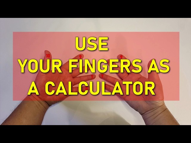 How to Multiply Using Your Hands | Easy Math Hack