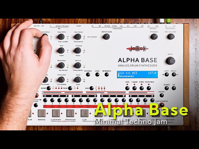 Minimal Techno House Jam | Jomox Alpha Base