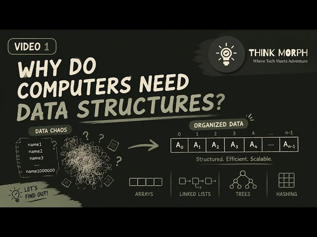 Why Do Computers Need Data Structures? | Think Morph